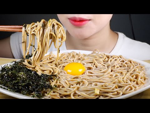 ASMR BTS JungKook's Fire Mayo Perilla Oil Buckwheat Noodles💜 | 불마요 들기름 막국수 | Eating Sounds Mukbang