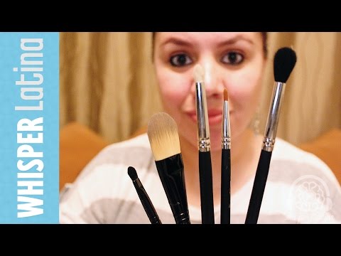 ASMR FACE PAINT Role Play | Soft Talking & Face Brushing