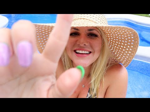 ASMR Relaxing by the Pool! 😴