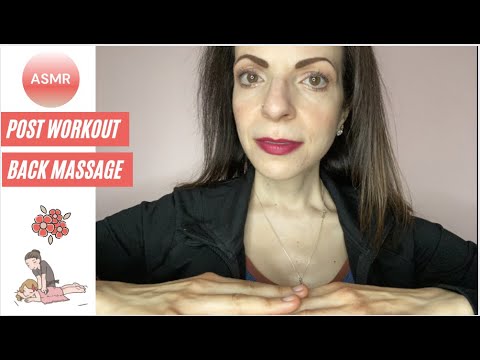ASMR Massage Roleplay Post Workout Back Massage (Layered Sounds)