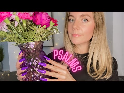 Tapping and Soft Spoken ASMR | Psalms Reading🌸🌸🌸