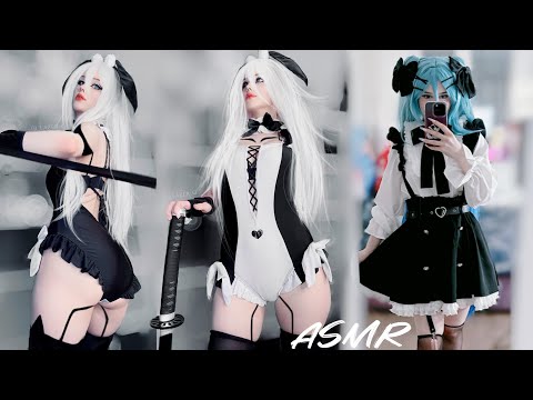 ASMR | Fast & Slow Triggers 💤 🖤Cosplay