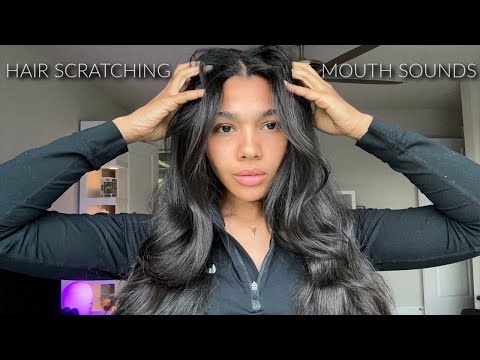ASMR | Fast & Aggressive Mouth Sounds, Hair Sounds & Hair Brushing ⚡️💜