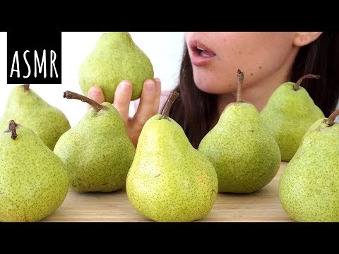 ASMR Eating Sounds: Crunchy Pears (No Talking)
