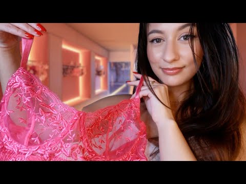 ASMR Lingerie Store Roleplay 💕 Measuring You, Fabric Sounds, Fitting & Up Close Personal Attention