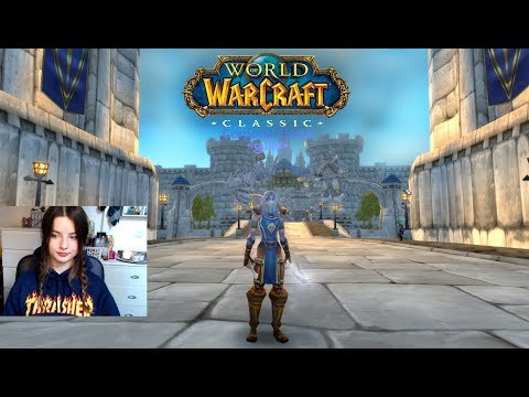 ASMR | Exploring Stormwind City in Classic WoW | Ambient Sounds, Whispering, Mouse Clicking
