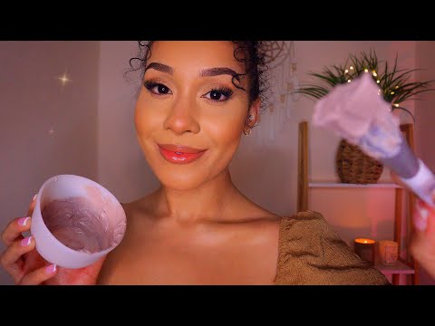 ASMR Calming Skin Spa Facial Treatment & Massage🌛Personal Attention Roleplay