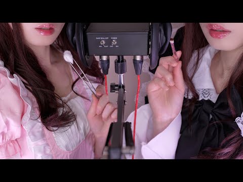 ASMR Twin Cleaning Your Ears👂