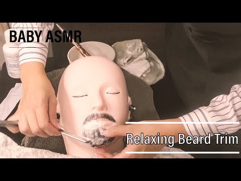 ASMR🧔関西のとあるヒゲ剃り店ロールプレイ 〜Relaxing Beard Trim RP〜