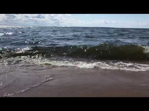 ASMR rolling Waves beach lake Deeply Relaxing