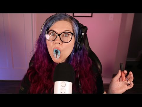ASMR | Chewing Gum and Blowing Bubbles | Whispered Facts No One Knows  (Yet)