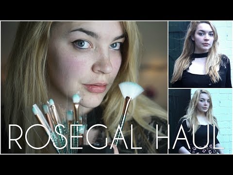 ASMR Rosegal Haul | Fabric Sounds, Tapping, Hard and Soft Crinkling [Binaural]