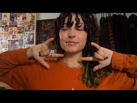 ASMR - teaching you basic ASL (in-depth lesson for beginners) alphabet, convo signs, and questions