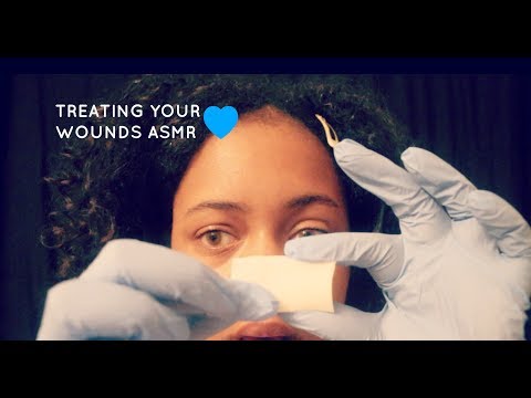 Treating Your Wounds/ ASMR Friend Nurse Roleplay