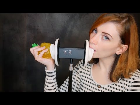 ASMR - 1 HOUR Sensitive Ear Noms with Squishy Pineapple