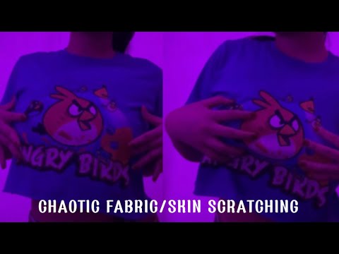 FAST AND AGGRESSIVE ASMR - CHAOTIC FABRIC/SKIN SCRATCHING 💥