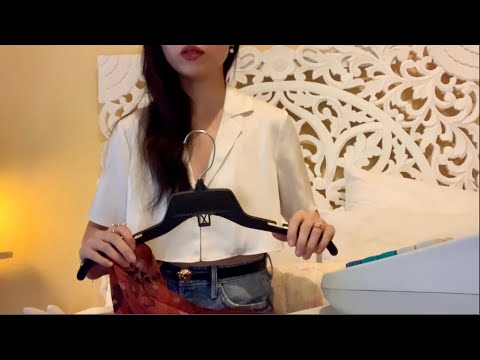ASMR Thrift Consignment Shop Cashier Roleplay with Cash Register & Background Ambience