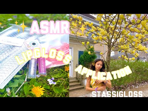 ASMR~ LIPGLOSS APPLICATION COLLAB WITH  (STASIGLOSS)(MOUTHSOUNDS )✨♡ ♡