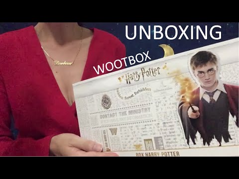 {ASMR unboxing} Wootbox Harry Potter !