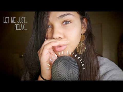 ASMR | UP CLOSE PERSONAL ATTENTION | "Let Me Just", "Relax" With Hand Movements ✨