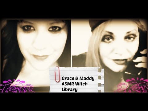 ASMR ROLE PLAY WITCHES GOTH LIBRARY COLLAB WITH HUSHED LIFE ASMR BINAURAL 3D SOUNDS & VISUALS