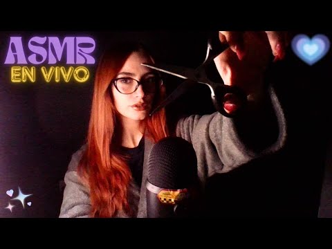 ASMR susurros para dormir yaaa🫧 tijera, tapping, mouth sounds - Asmr Español Argentina