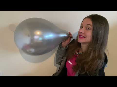 blowing up balloons by mouth | latex sound