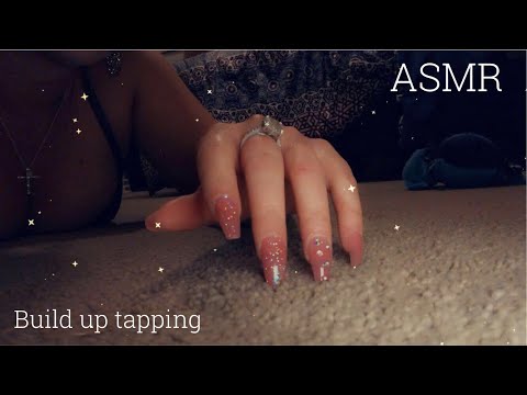 ASMR | Aggressive scratching on carpet with build up camera tapping ✨