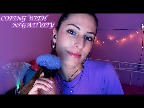 ASMR Face Brushing 🤍 Personal Attention ✨Ways to Cope With Negative Emotions | АСМР НА БЪЛГАРСКИ