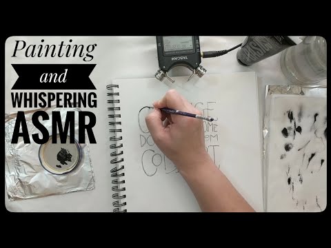 Painting and Whispering ASMR