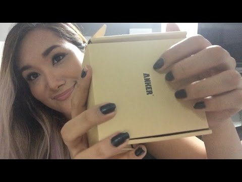 ASMR - OPENING GIFTS - Whispering and Tapping sounds