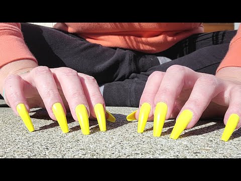 ASMR Aggressive Cement Scratching-No Talking (Lo-fi)