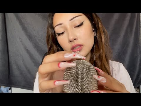 ASMR fast & aggressive mic scratching for tingles 💗