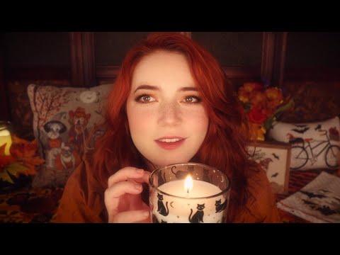ASMR Autumnal Triggers (Tracing, Tapping, Scratching)