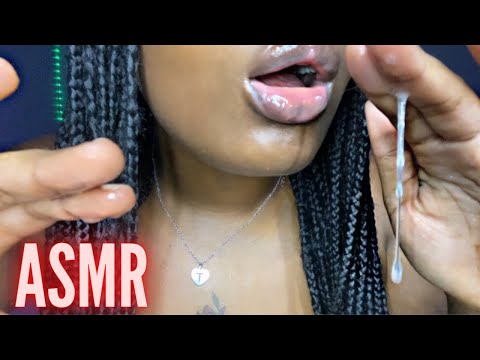 ASMR- SLOPPIEST SPIT PAINTING VIDEO😩💦