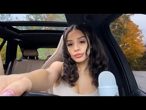 ASMR IN THE CAR 🚙🔵⚫️ BMW X5M | Mouth Sounds, Fast Tapping & Scratching + Whispers✨(Blue yeti)
