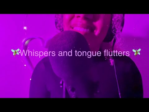 ASMR | 🧚🏾‍♂️Tongue Clicking and Fluttering + Some Whispering & Mouth Sounds💆🏽‍♀️