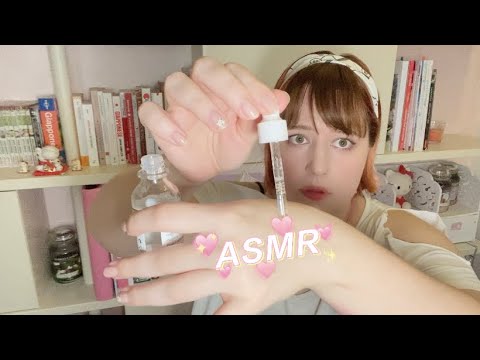 ASMR Bottle Glass/Show& Tell/ Olio Squalane Recensione #yesstyle