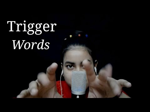 ASMR ~ Super Tingly Triggers Words (Mouth Sounds & Hand Movements)