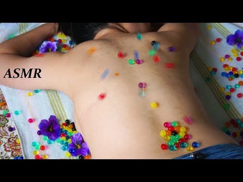 *NEW ASMR* ORBEEZ MASSAGE PARTY!! FEEL THIS DROP ALL OVER YOUR HEAD!! USE 🎧 😂😂😂