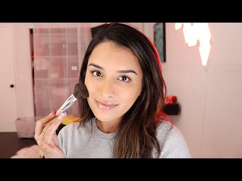 ASMR Doing My Makeup Routine (Tingly & Soothing Tapping)