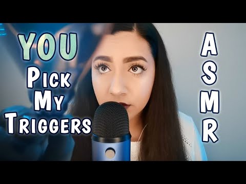 ASMR MY SUBSCRIBERS PICK MY TRIGGERS | Mouth Sounds, Hand Sounds, Mic Scratching & more😍✨