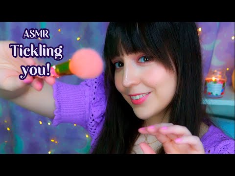 ⭐ASMR [Sub] Tickle Tickle Tingles! Mouth Sounds, Brushing your Face (Custom Video 💖)