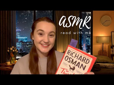 asmr read with me before bed ✨ 📕 whispering, page turning & book tapping