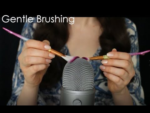 ASMR Slow and Gentle Mic Brushing (No Talking)