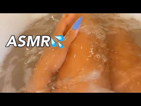 ASMR Bubble Bath With Me Water Sounds 💦