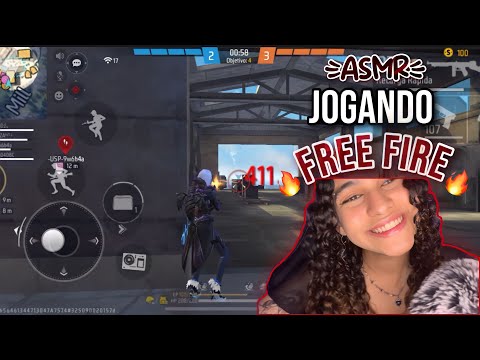 ASMR | JOGANDO FREE FIRE ❤️‍🔥