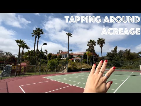 ASMR: Tapping Around A California Estate 🏡🐴🎾