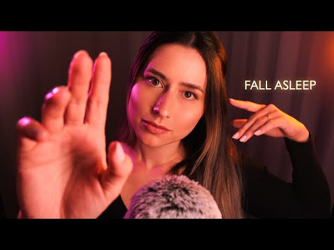 HELPING you to slow down and FALL ASLEEP 😴 breathing exercises, slow hand movements, and more [ASMR]