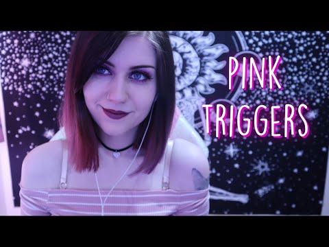 ASMR 🎀 Pink Triggers! 🎀